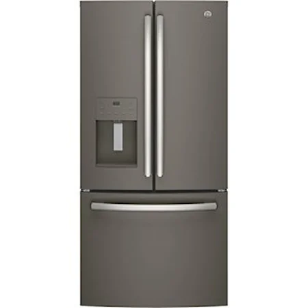 GE® ENERGY STAR® 17.5 Cu. Ft. Counter-Depth French-Door Refrigerator